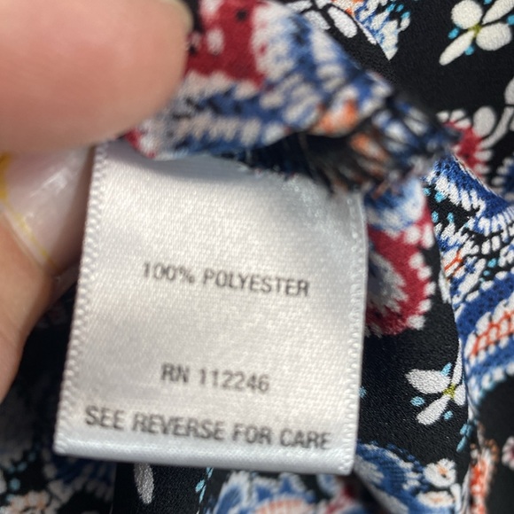 Sami & Jo floral print blouse size Medium - Picture 8 of 8